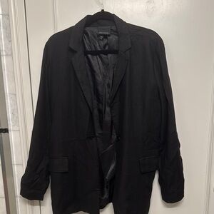 Alice In The Eve Drapey Black Blazer